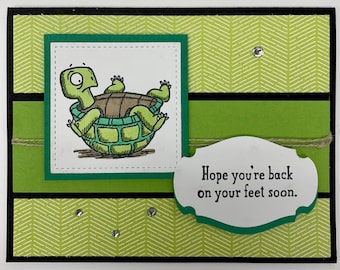 Get Well Soon Turtle Card