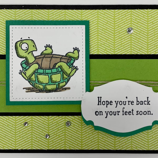 Get Well Soon Turtle Card