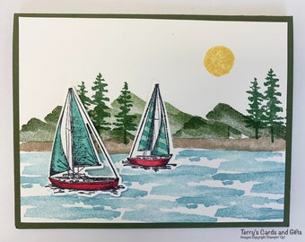 Sailboat Greeting Card