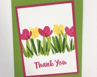 Flower Thank You Card