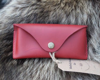 Estuche de cuero hecho a mano para gafas Ray Ban