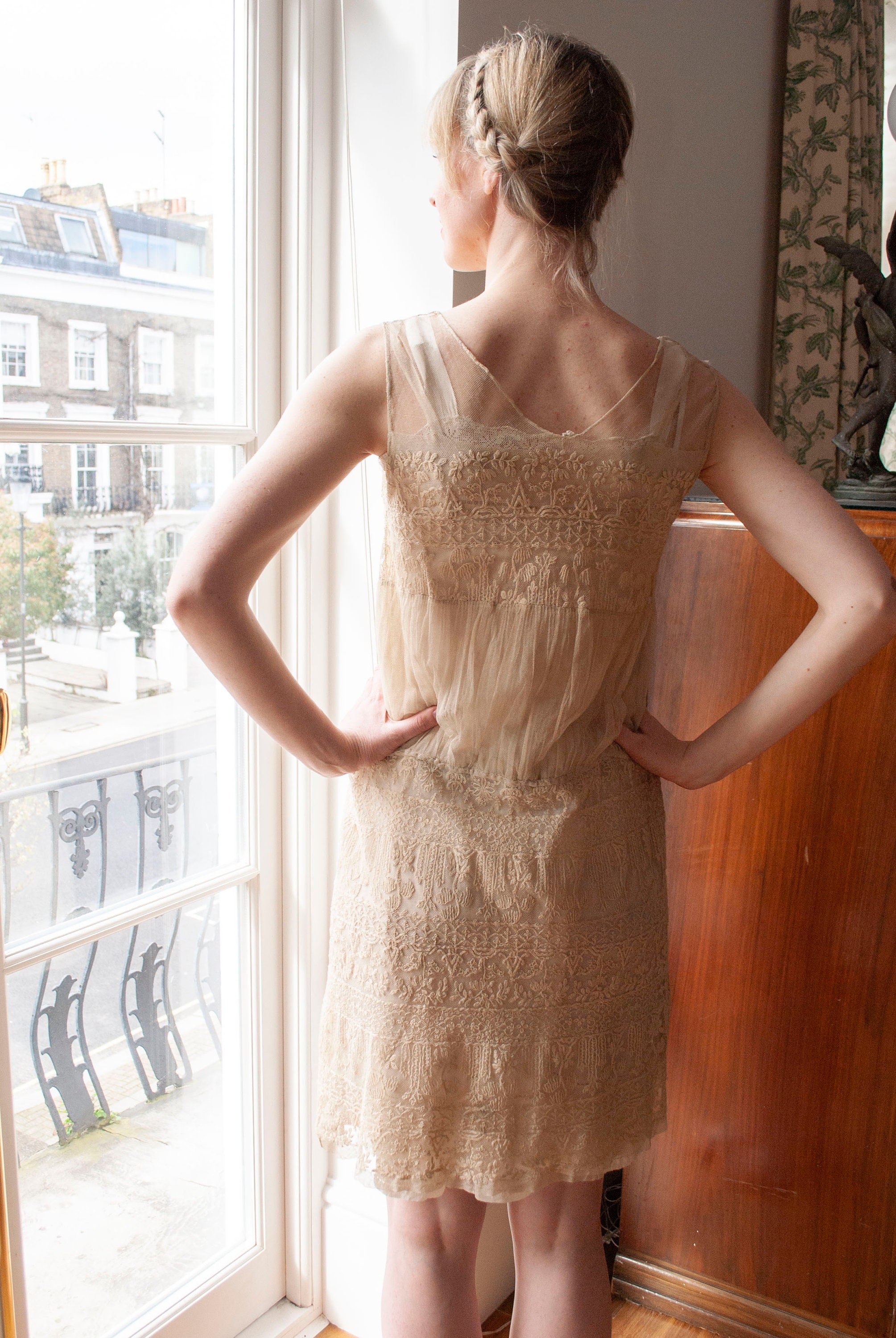 RARE Vintage 1930's Antique Embroidered Tulle Dress - Etsy