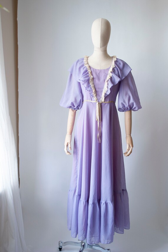Vintage 1970's 'Kati at Lara Phillips' Ruffle Fron