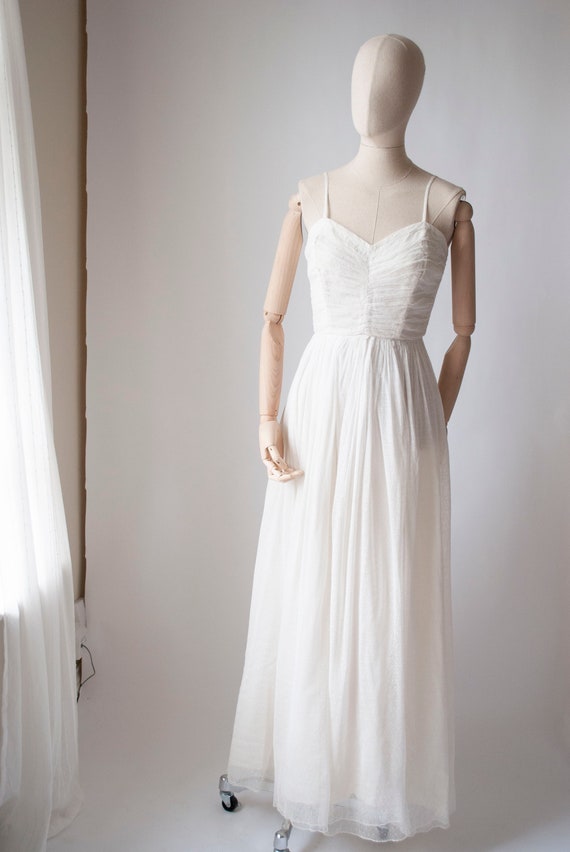 Vintage 1950's Tulle and Net Gown