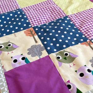 Patchwork blanket for children/baby blanket 85x70