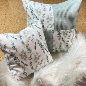 Children&#39;s Pillow Set Eucalyptus Waffle Fabric green