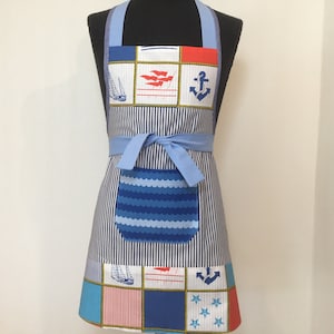 Children&#39;s Cooking Apron Apron Kitchen Apron Baking Maritime