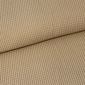 Babydecke mit Namen / Waffelpique/ Baumwolle /Waldfreunde /80x70/2-lagig Beige