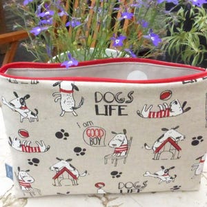 Kosmetiktasche groß zur Badetasche Hunde