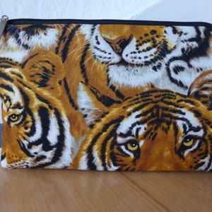 Shopper Kosmetiktasche Tiger UNIKATE Kosmetiktasche