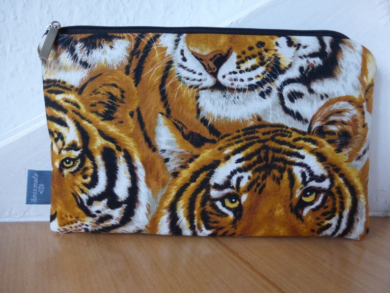 Shopper Kosmetiktasche Tiger UNIKATE Kosmetiktasche