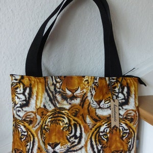 Shopper Kosmetiktasche Tiger UNIKATE Shopper