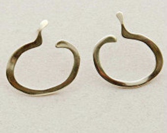 Modernes Boucles d'oreilles argent