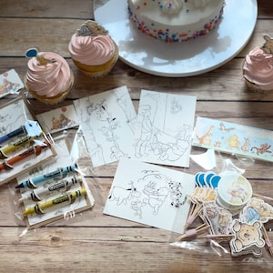 Winnie the Pooh Mini Coloring Pack Party Favors