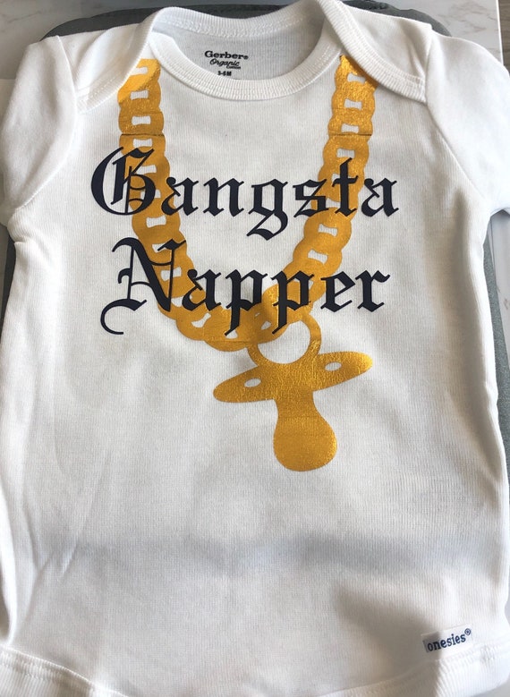 gangsta napper onesie