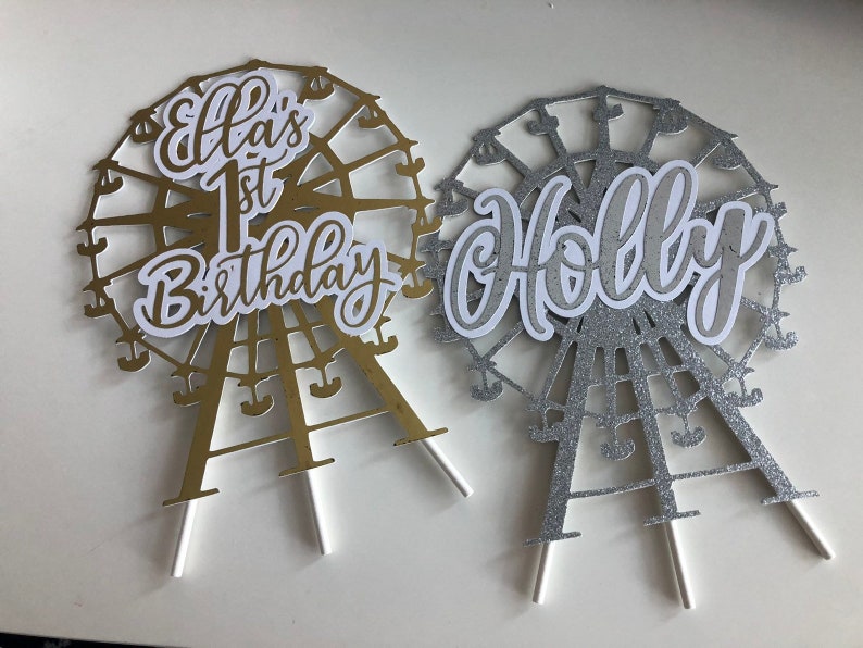 Ferris Wheel Cake Topper - Etsy