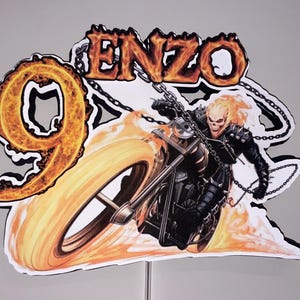 Ghost Rider Cake Topper
