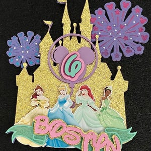 Topper per torta 3D principessa