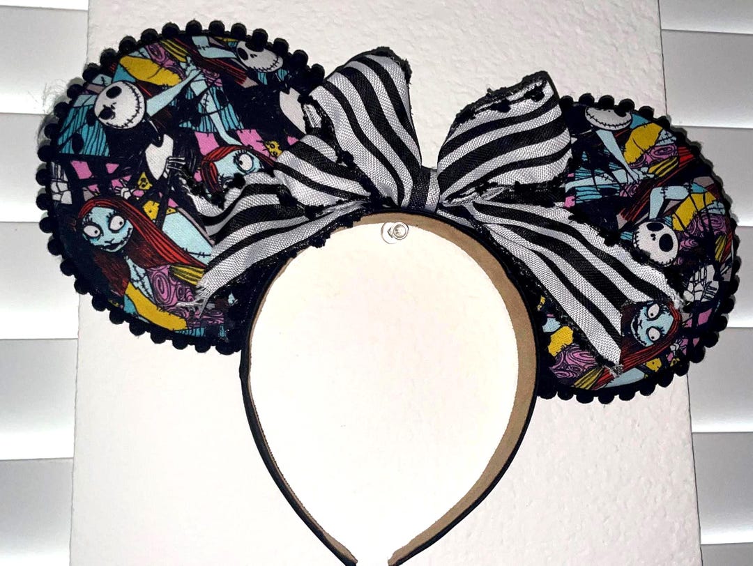 NWT Jack Skellington Top Hat & Sally Minnie Ears 105406s1.jpg main image 4