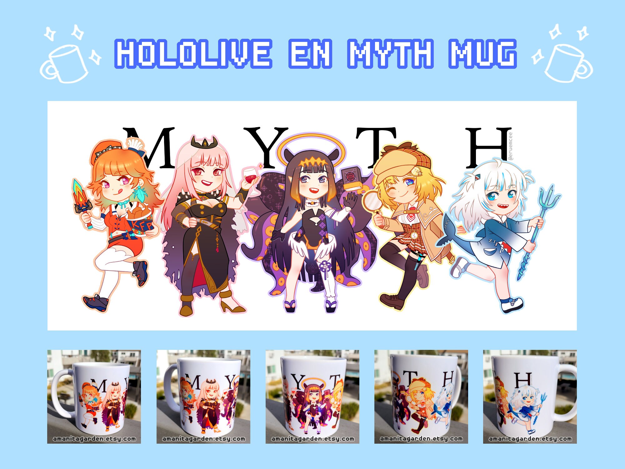 Hololive En - Etsy Ireland