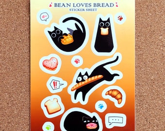 Bean: Bread Thief Sticker Sheet