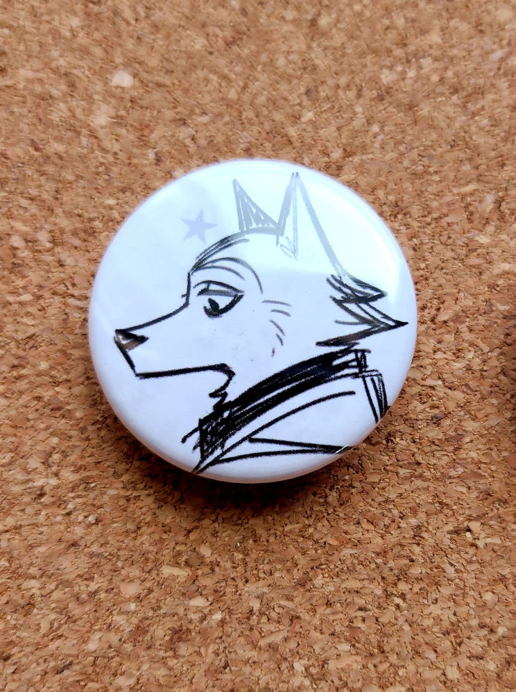 Beastars Buttons Legoshi Louis Haru Etsy