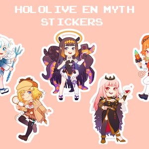 Hololive EN Myth Holographic Stickers