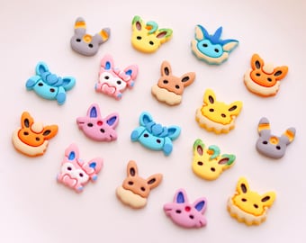 Eeveelutions Mini Polymer Clay Cutters