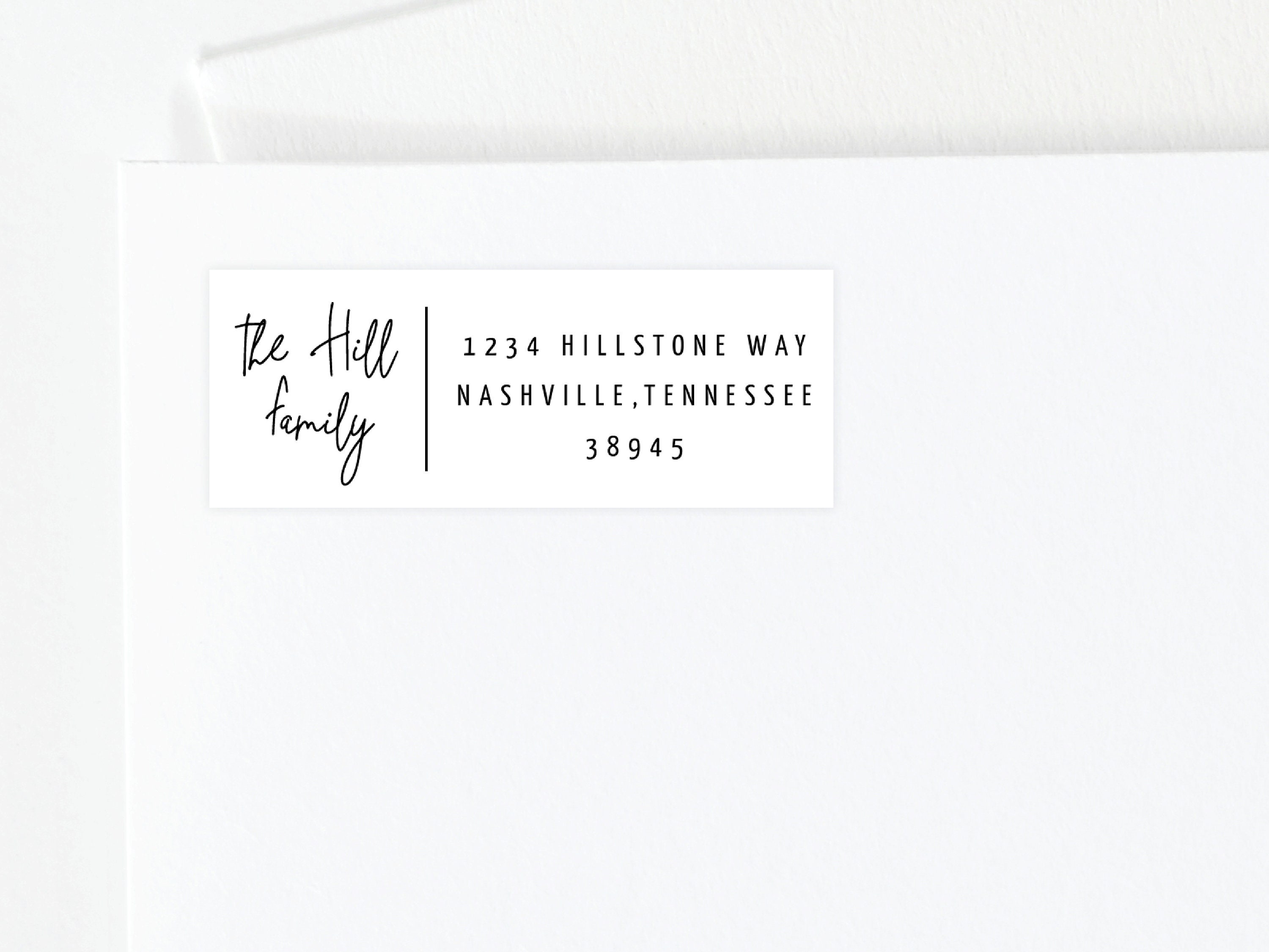 Custom Printable Return Address Label Template Digital - Etsy