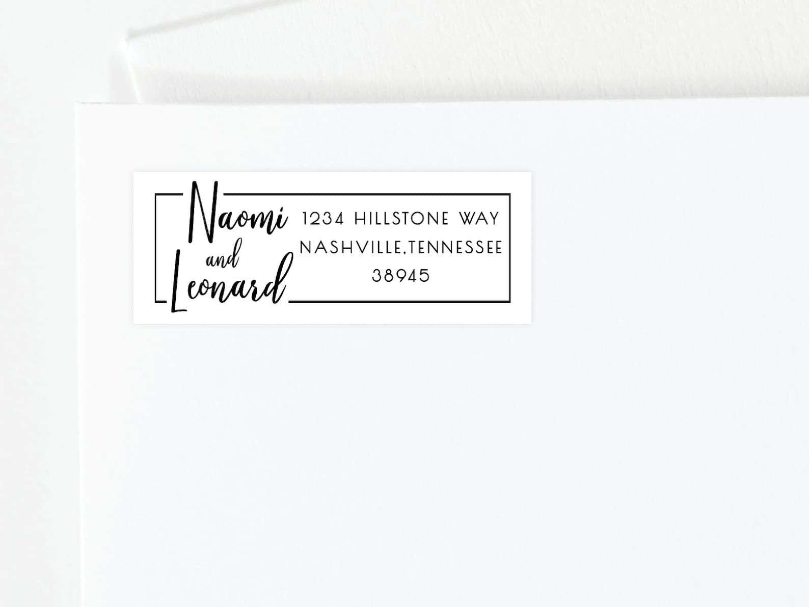 Custom Printable Return Address Label Template Digital Download ...