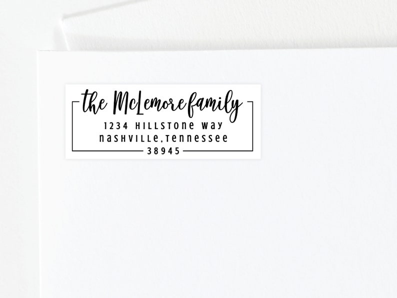 Custom Printable Return or Recipient Address Label Template, 100