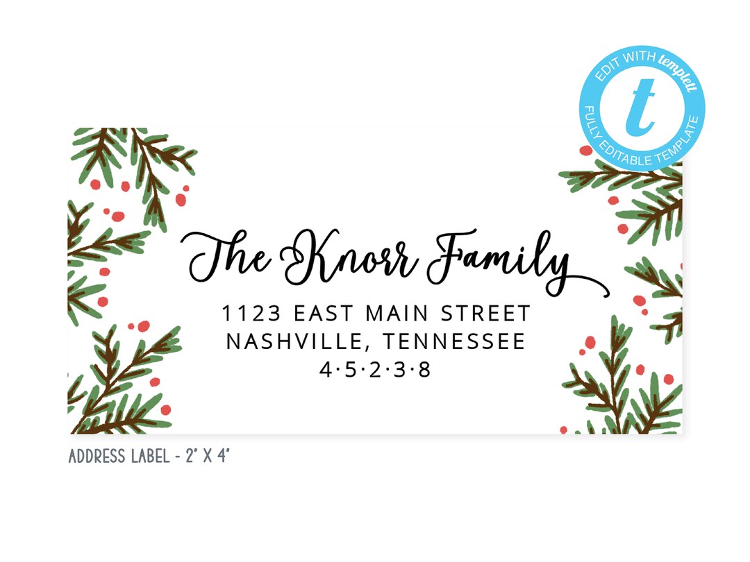 christmas-address-labels-recipient-address-label-printable-address-label-diy-address-label