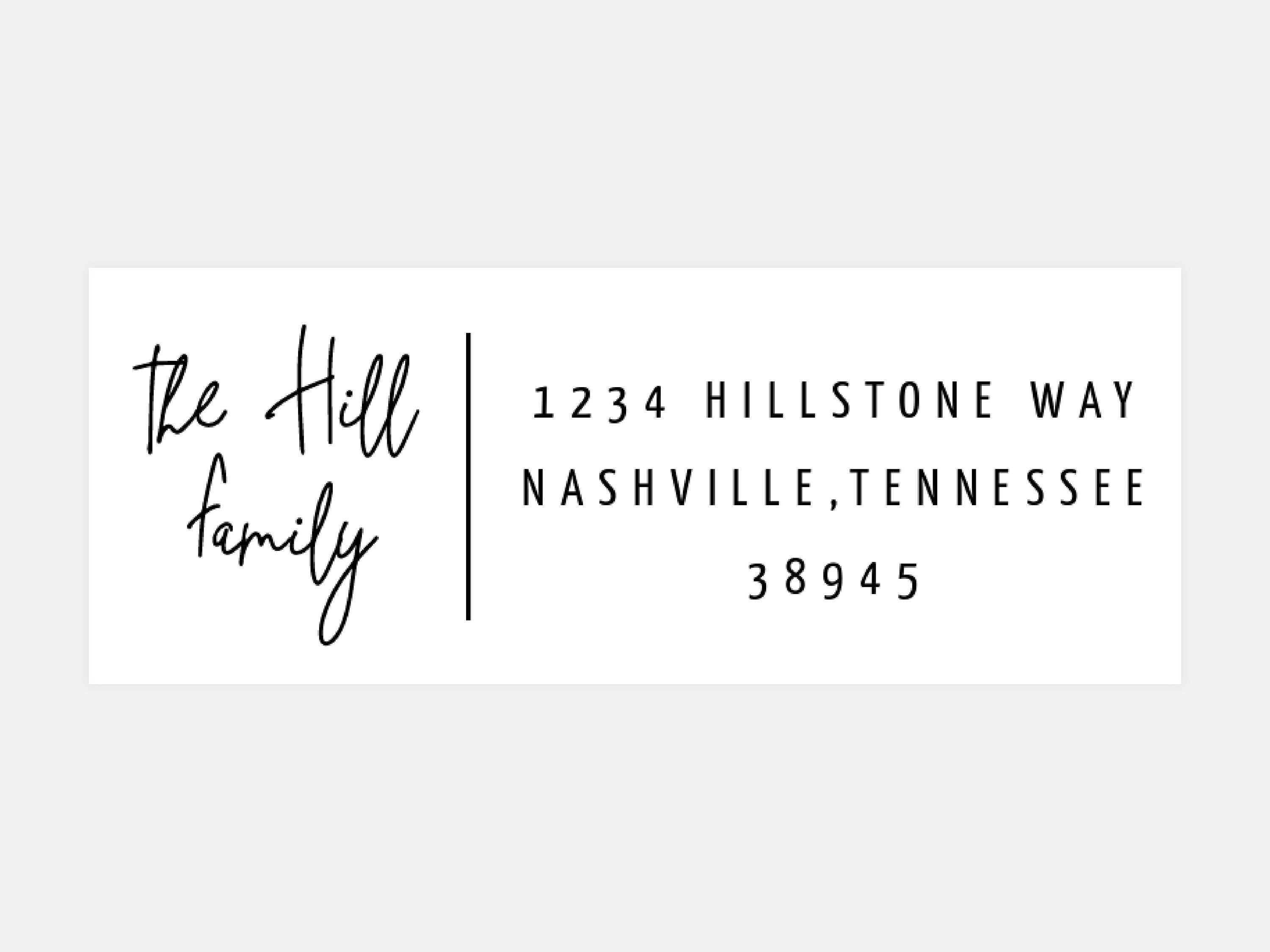 Custom Printable Return Address Label Template Digital - Etsy