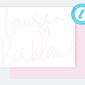 Modello biglietto per appunti/Cancelleria stampabile/Biglietto per appunti personalizzato/Cancelleria personalizzata/Biglietto per appunti personalizzato/Biglietto per appunti moderno/NP94