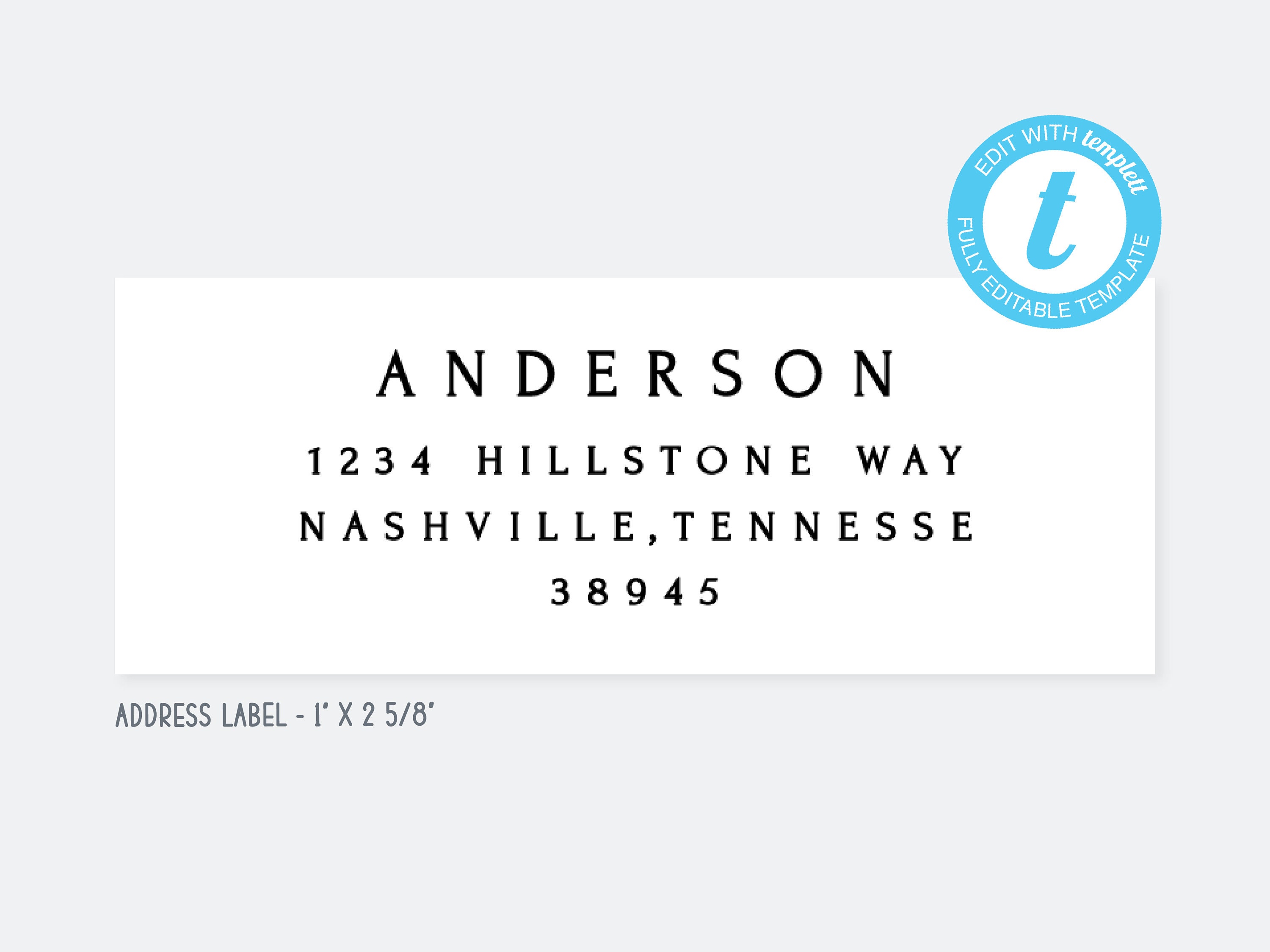 Avery 8160 - Etsy