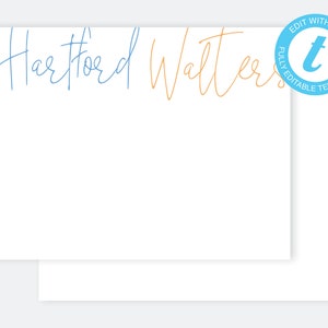 Nota personalizzata/Cancelleria stampabile/Notecard personalizzata/Cancelleria personalizzata/Notecard personalizzata/Notecard modernaNP89