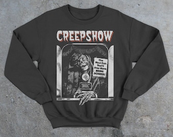 Creepshow 1982 Movie Sweatshirt, 80s Horror Shirt, Stephen King, George Romero, Lost Boys, Dawn of the Dead, Return of the living Dead
