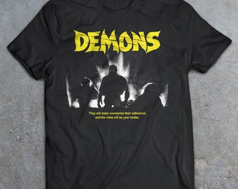 Dämonen T-Shirt, Dario Argento, Lamberto Bava, 80er Horror Shirt, Slasher Film, Kultfilm, Lost Boys