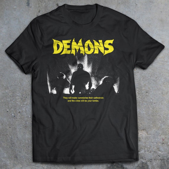 Demons T-Shirt Dario Argento Lamberto Bava 80s Horror | Etsy