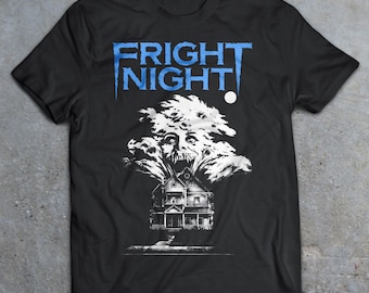 Fright Night 1985 Horror Movie T-Shirt, 80s Horror Shirt, Creepshow, Lost Boys, Videodrome, Re-Animator, Night of The Creeps, Vampires