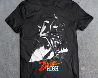 Zombie High 1987 Zombie Horror Movie T-Shirt, 80s Horror Shirt, Lost Boys, Creepshow, Return of The Living Dead, Night of the Creeps