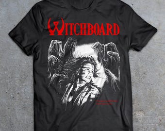 Witchboard 1986 Horror Movie T-Shirt, 80s Horror Shirt, Tawny Kitaen, Ouija board, The Lost Boys, Night of The Demons, From Beyond,