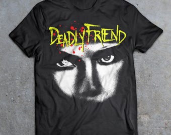 Deadly Friend 1987 Horror Movie T-Shirt, 80s Horror Shirt, Wes Craven, Lost Boys, Night of The Creeps, Re-Animator, Phantasm, Creepshow