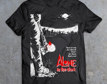 Alone in the Dark 1982 Slasher Horror Movie T-Shirt, 80s Horror Shirt, Lost Boys, Friday The 13th, Slumber Party Massacre, Michael Myers