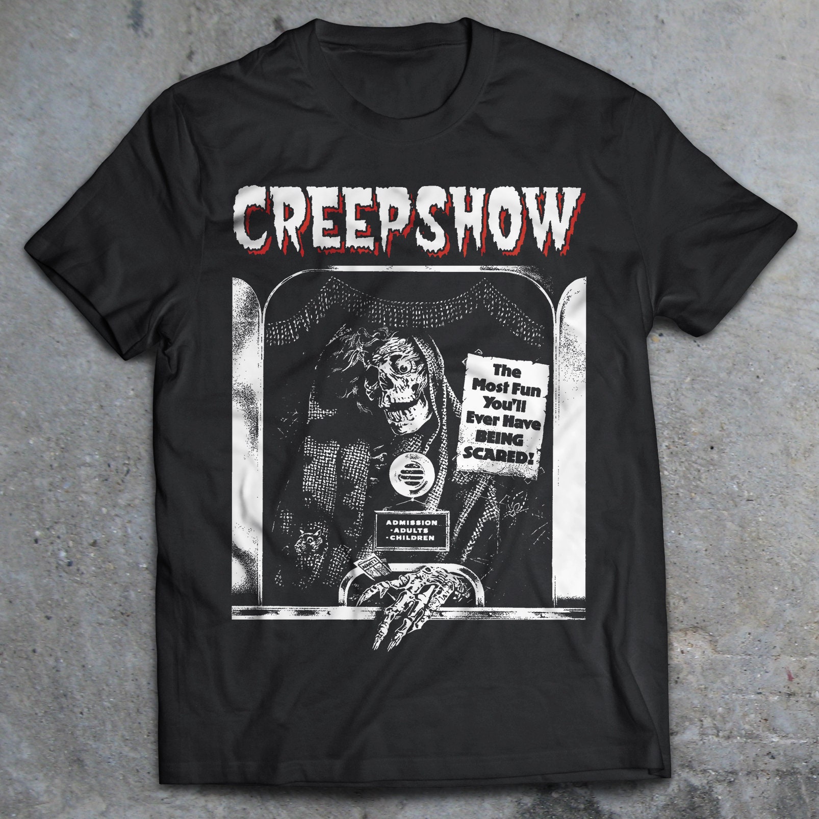 Discover Maglietta T-Shirt Stephen King Uomo Donna Bambini Creepshow Horror Movie Il Ritorno Dei Morti Viventi