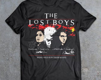 The Lost Boys 1987 Skräck-T-shirt, 80-talsskräck-T-shirt, Waxwork, Fright Night, Lifeforce, The Hunger, Creepshow, Monster Squad