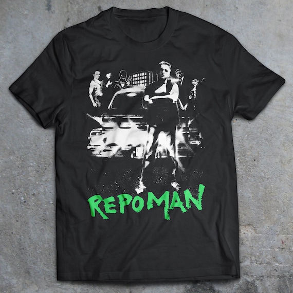 Repo Man 1984 Cult Punk Movie T-shirt, 80s Punk Movie Shirt