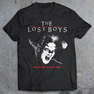 The Lost Boys 1987 Horror T-Shirt, 80&#39;s Horror Shirt, Near Dark, Fright Night, Vampires, Werewolf in London, Creepshow, Nightmare Elm Street