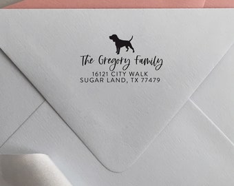 Beagle Dog Stamp, Return Address Stamp, Self Inking Stamp, Corgi Gift, Dog Lover Gift, Dog Mom Gift