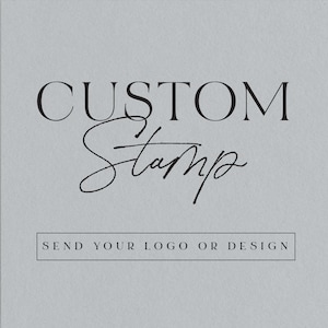 Custom Logo Stamp or Packaging Stamp, Personalized Stamp, Large Business Stamp, Stamp for Bags